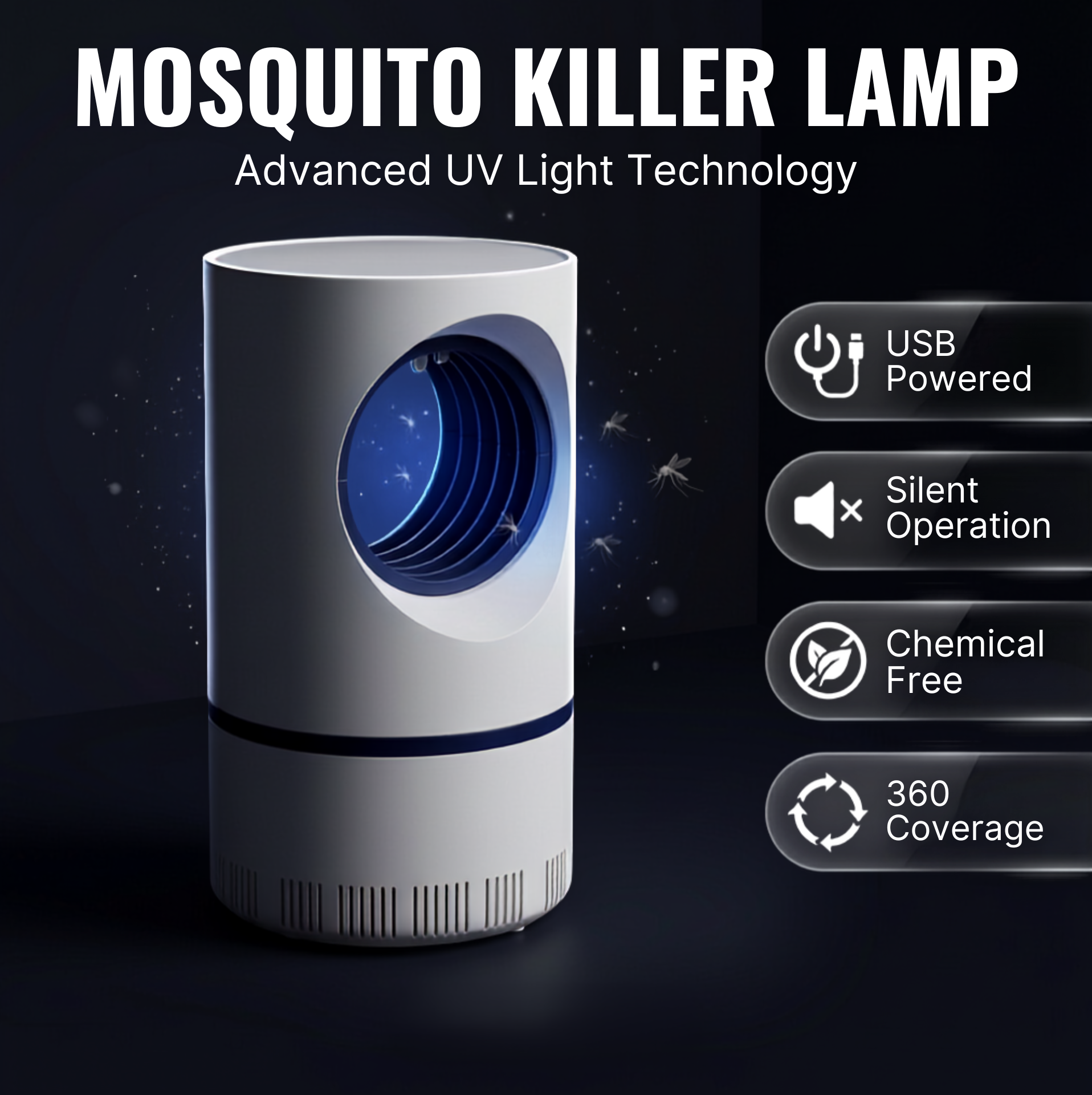 LED Mosquito Trap & Killer