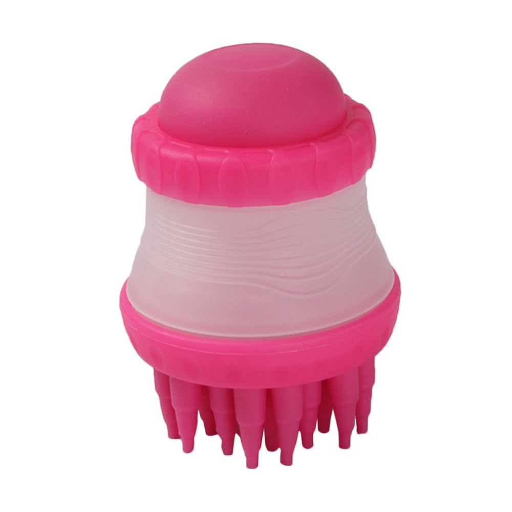 Canine Spa Brush with Massager and Paw Cleaner