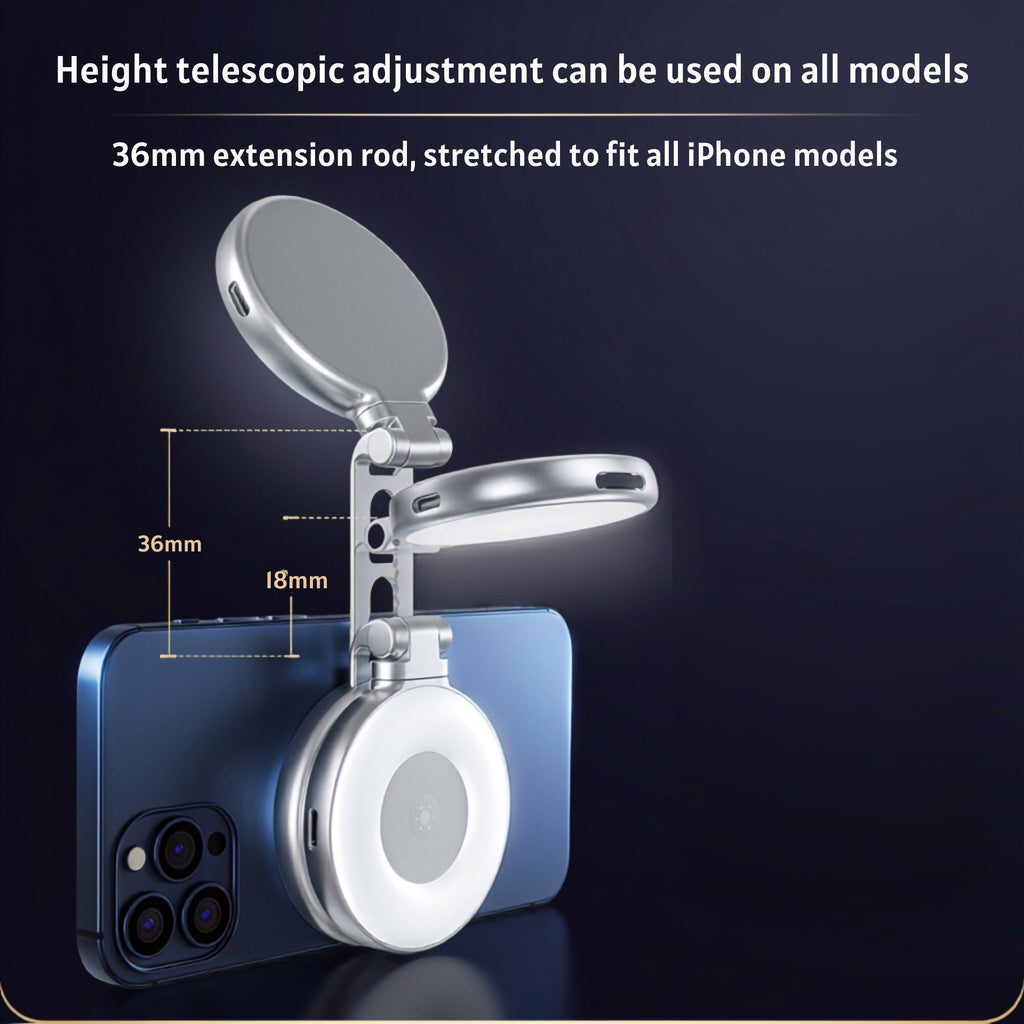 Magnetic Clip-On Phone Fill Light