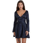 Modern Sophisticated V-Neck Dress