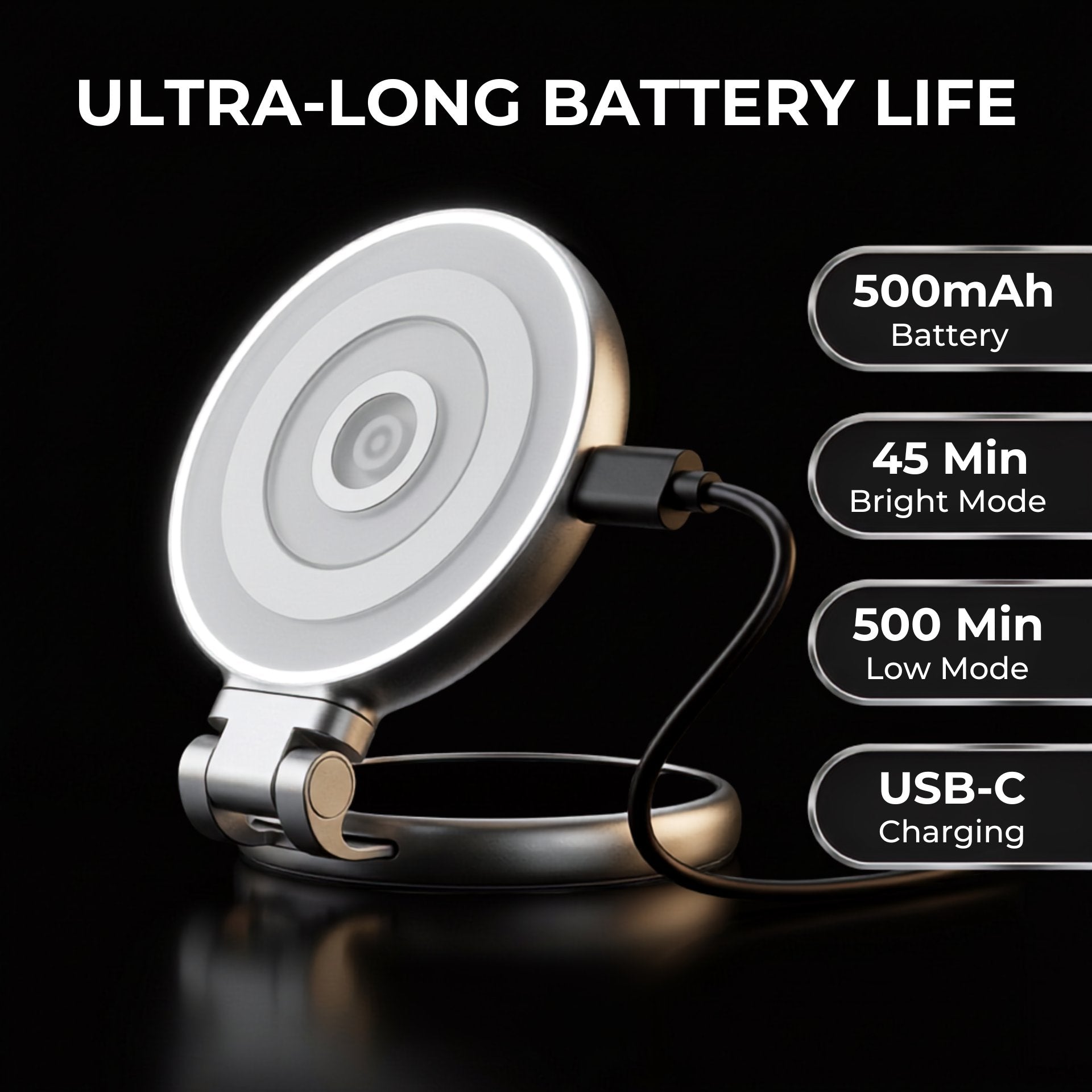 Magnetic Clip-On Phone Fill Light
