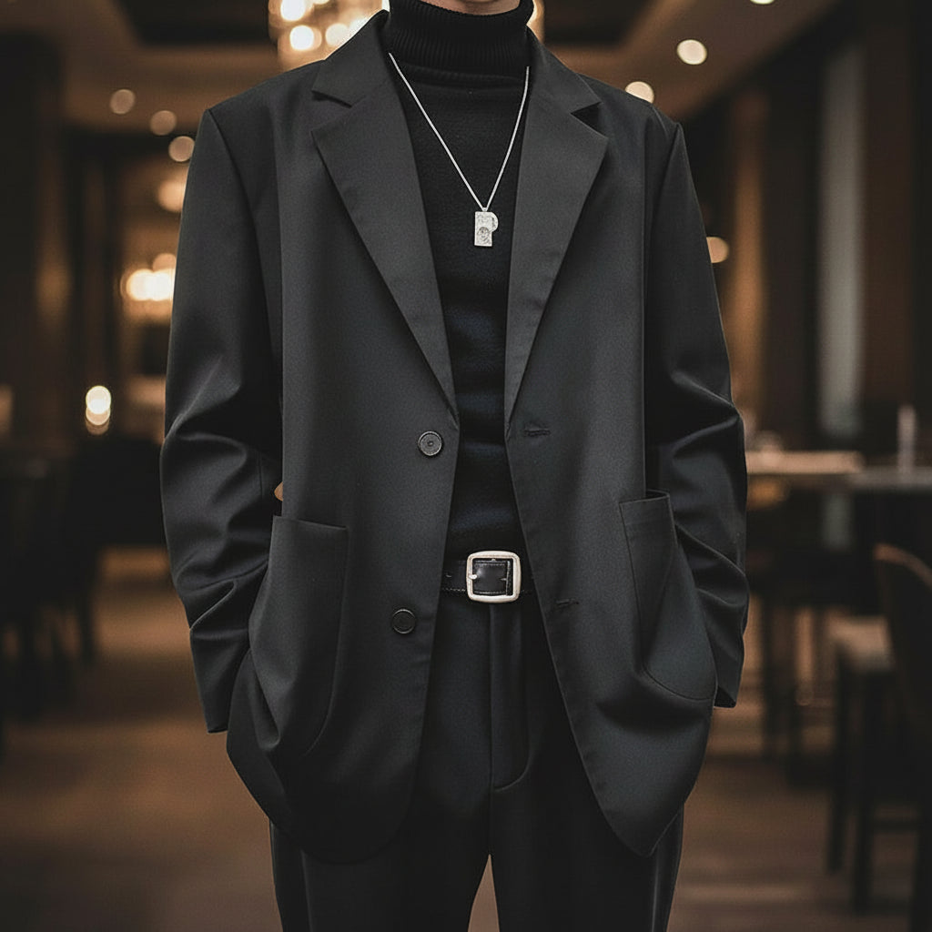 Men's Blazer - Trendy Korean Style