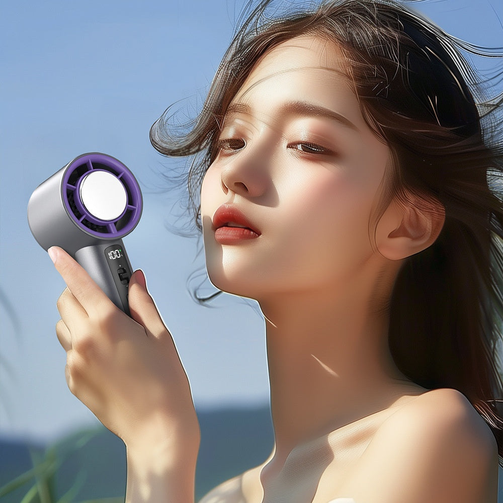 Compact Handheld USB Rechargeable Fan