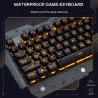 Ergonomic Keyboard with RGB Backlight
