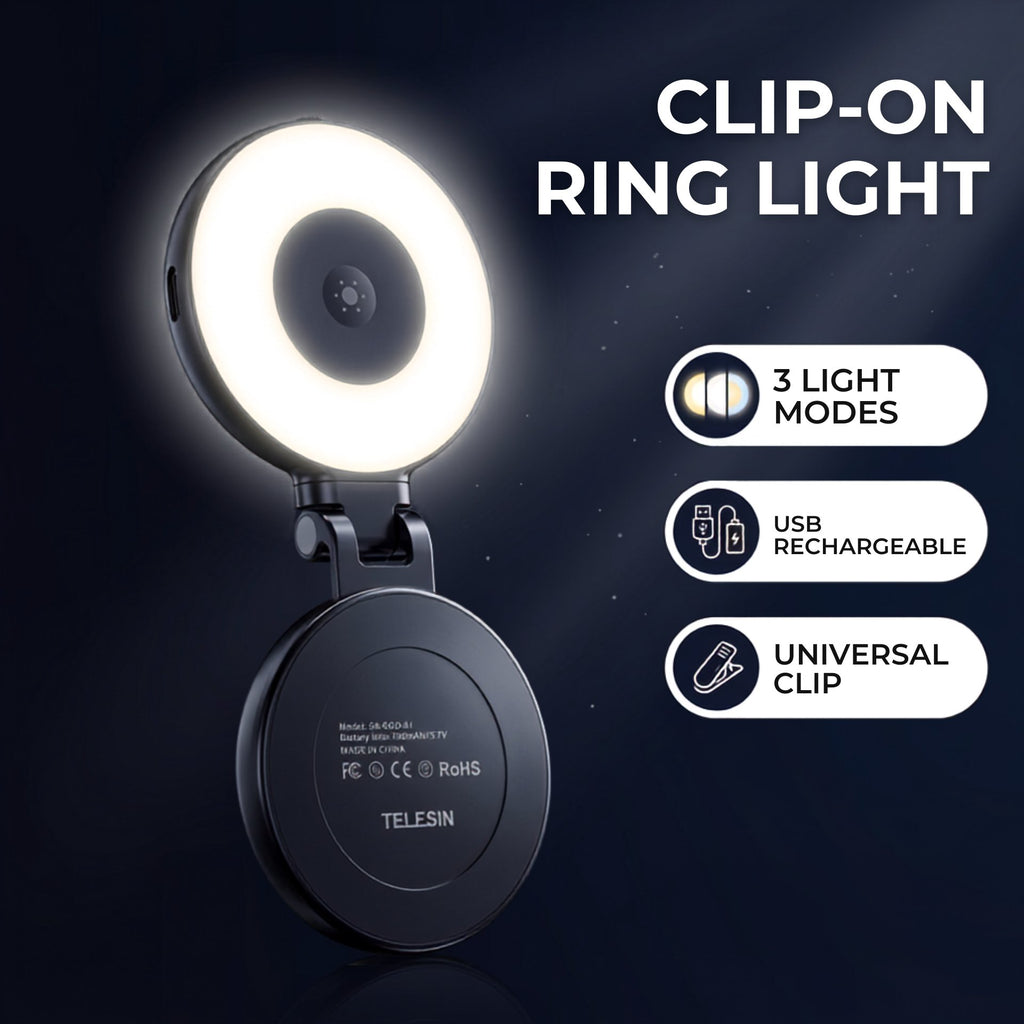 Magnetic Clip-On Phone Fill Light