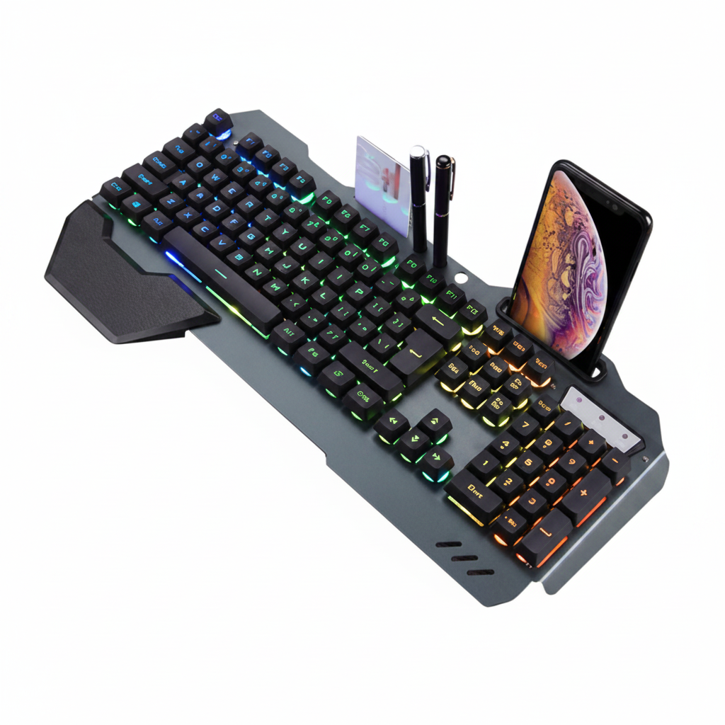 Ergonomic Keyboard with RGB Backlight