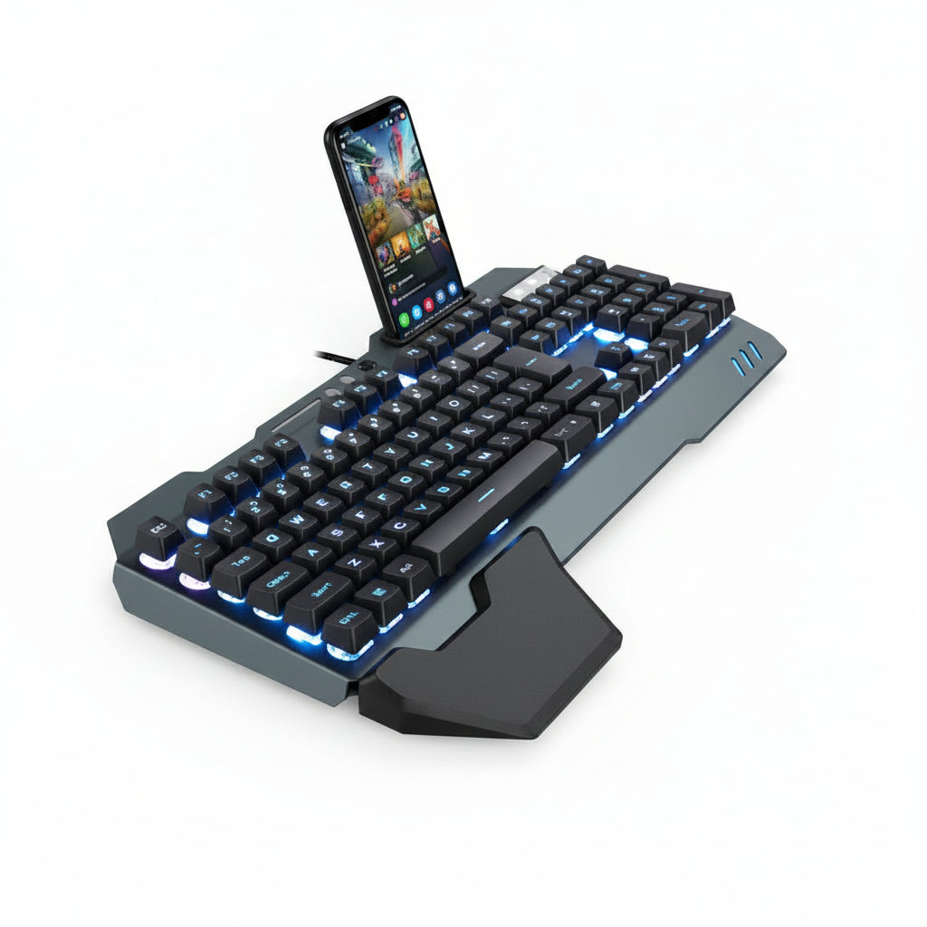 Ergonomic Keyboard with RGB Backlight