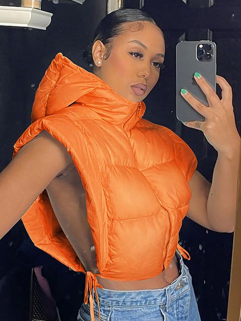 Fashionable Women's Hooded Jacket