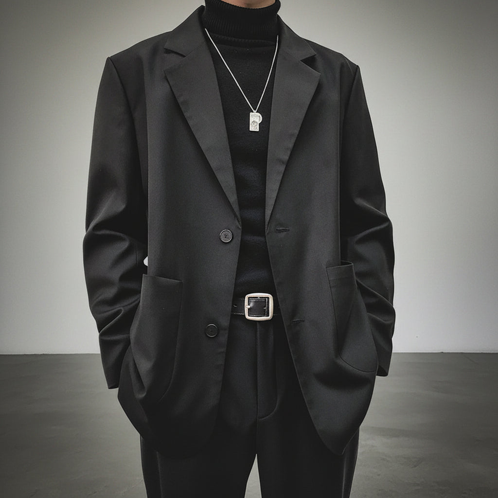 Men's Blazer - Trendy Korean Style