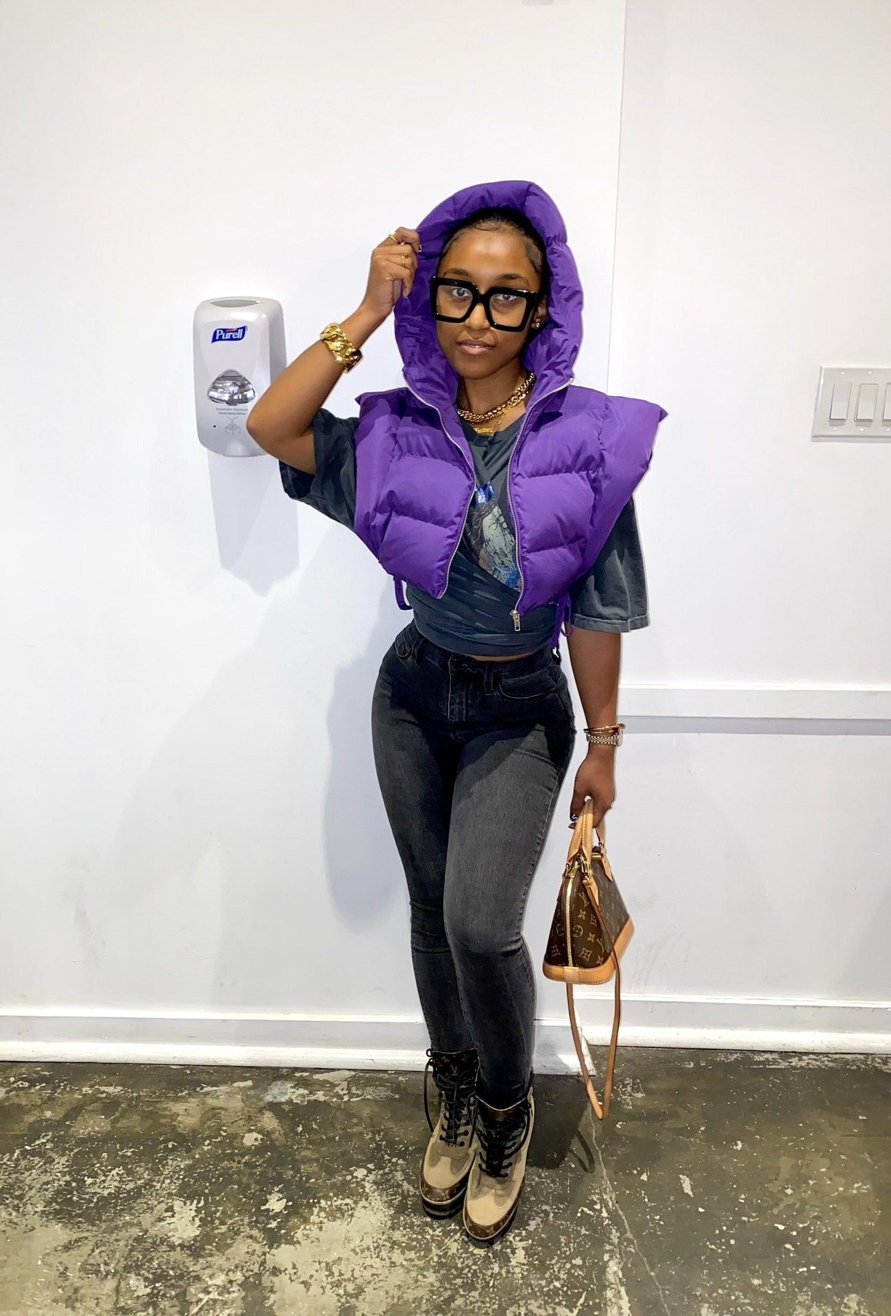 Fashionable Women's Hooded Jacket