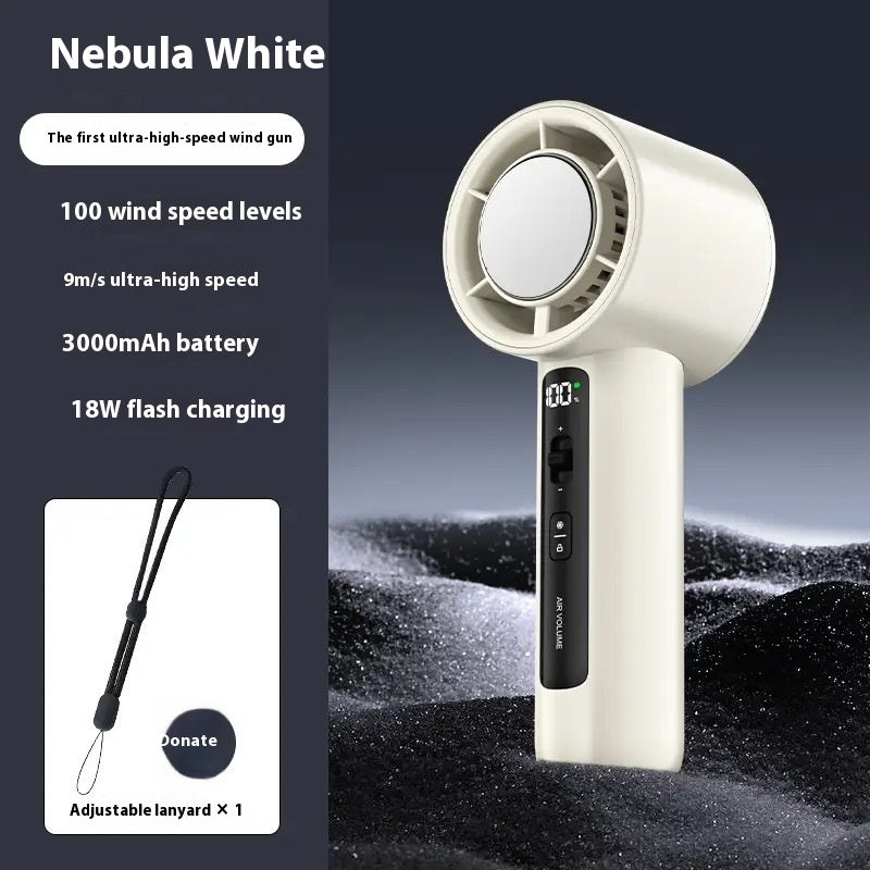 Compact Handheld USB Rechargeable Fan