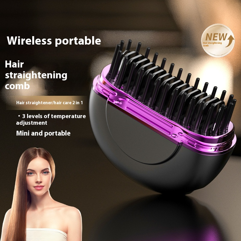 Cordless Mini Steam Ceramic Hair Straightener