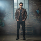 Stylish Men's Leather Jacket