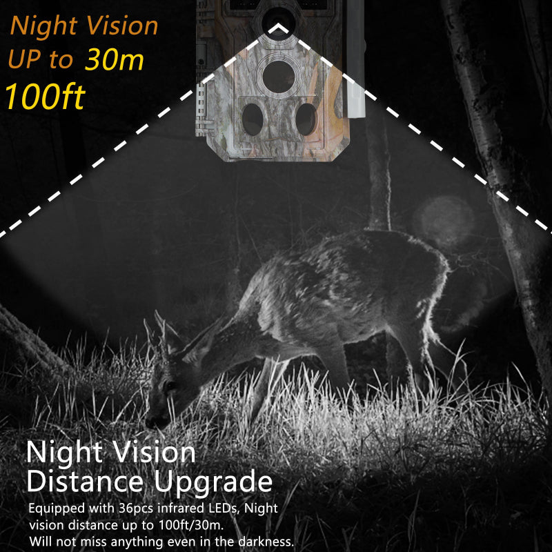 32MP Night Vision Hunting Camera