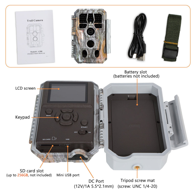 32MP Night Vision Hunting Camera