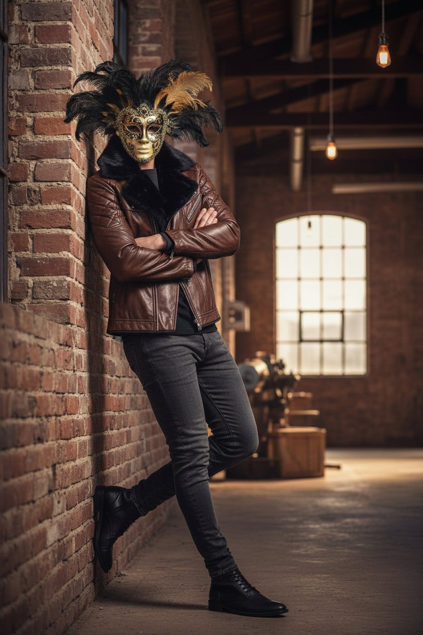 Stylish Men's Leather Jacket