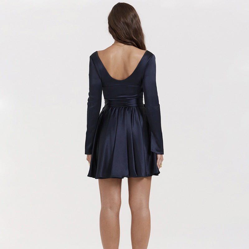 Modern Sophisticated V-Neck Dress