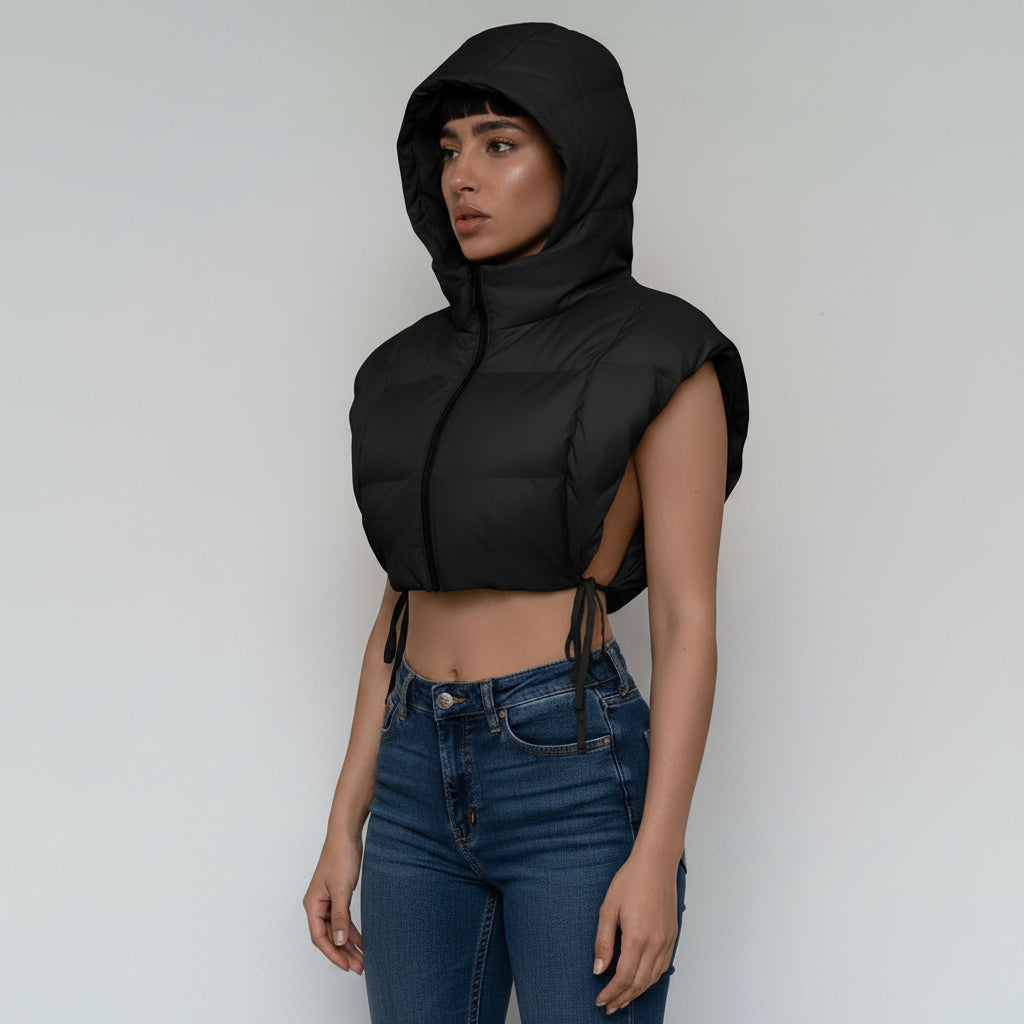Fashionable Women's Hooded Jacket