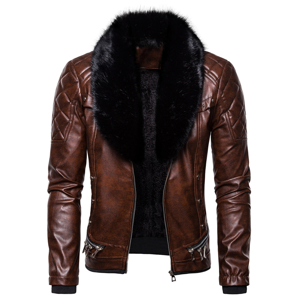 Stylish Men's Leather Jacket