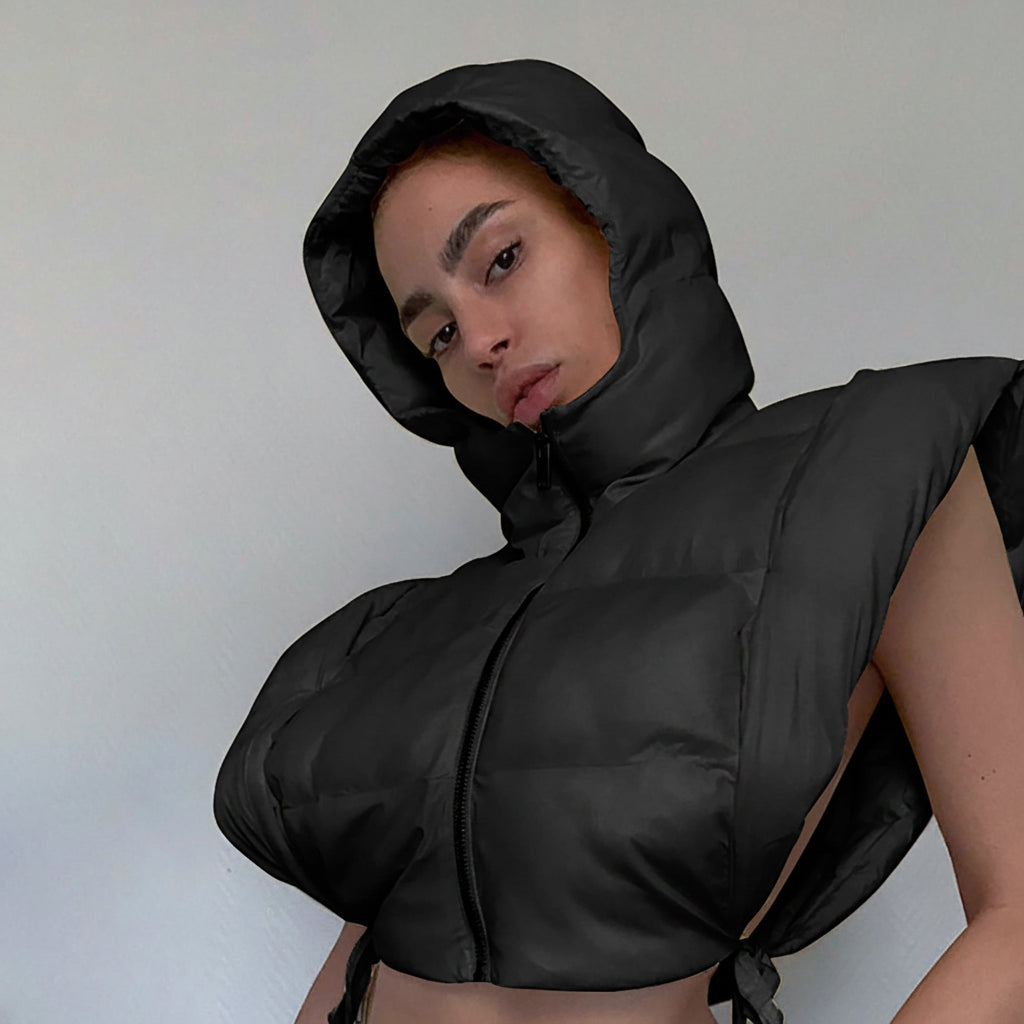 Fashionable Women's Hooded Jacket