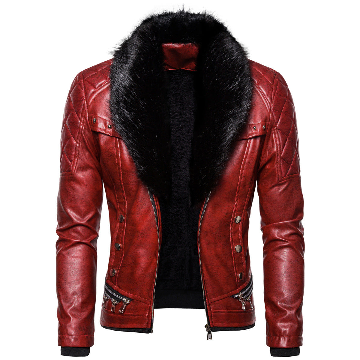 Stylish Men's Leather Jacket