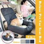 Deluxe Pet Car Comfort Bed