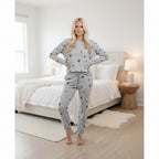 Autumn Elegance Women's Star-Print Lounge Set