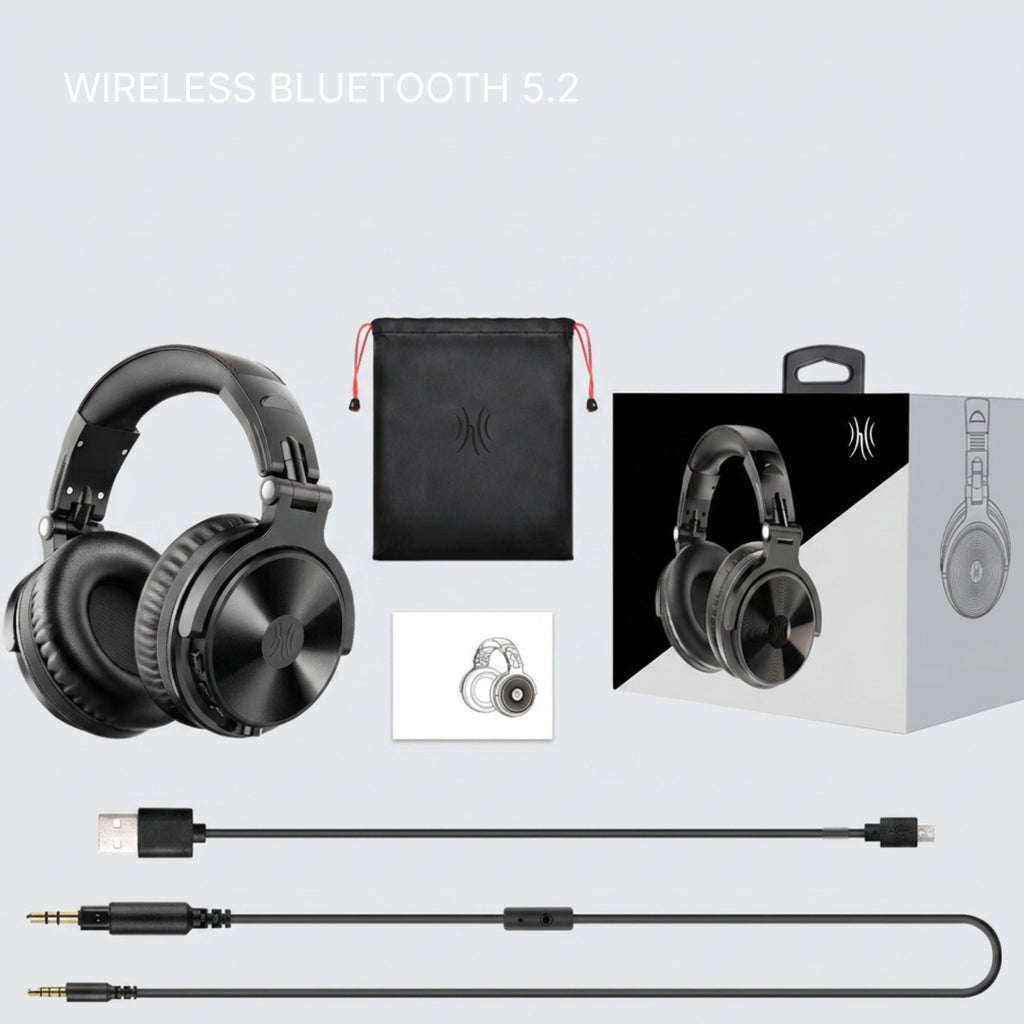 Wireless Bluetooth 5.2 Over-Ear Headphones