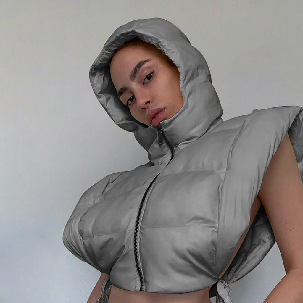 Fashionable Women's Hooded Jacket